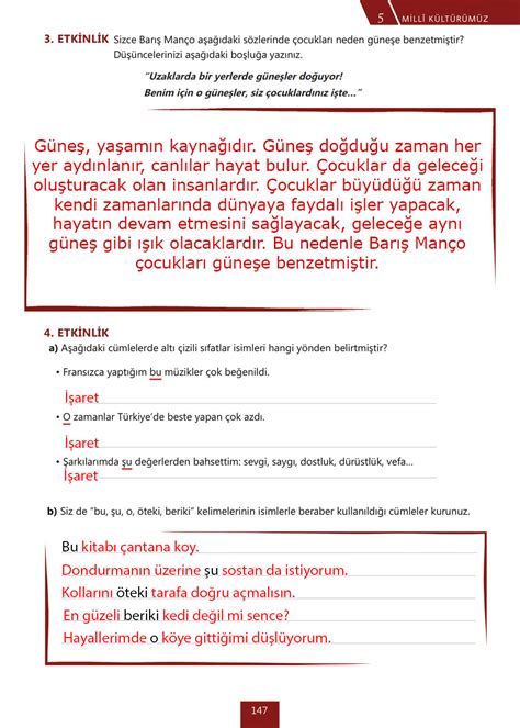 6 sınıf türkçe kitabı 140